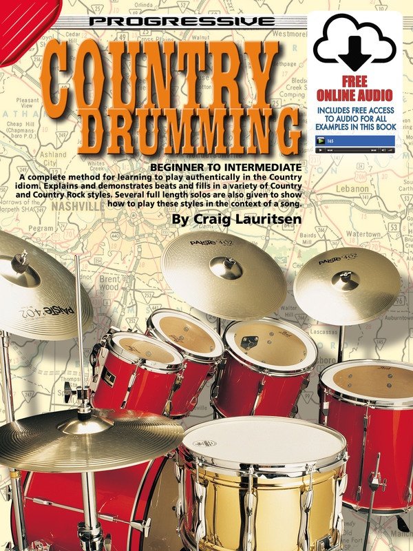 Progressive Country Drumming Bk/ola