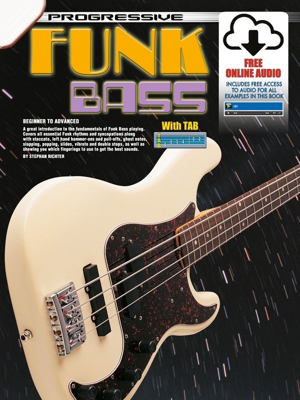 Progressive Funk Bass Bk/ola