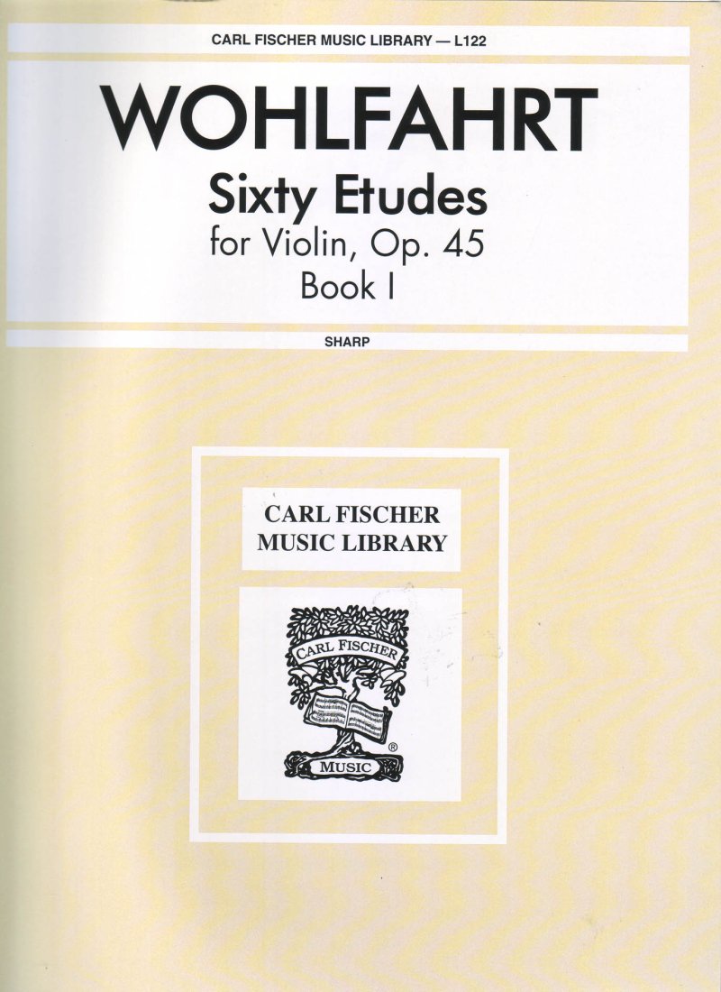 Wohlfahrt - 60 Studies Op 45 Bk 1 Violin