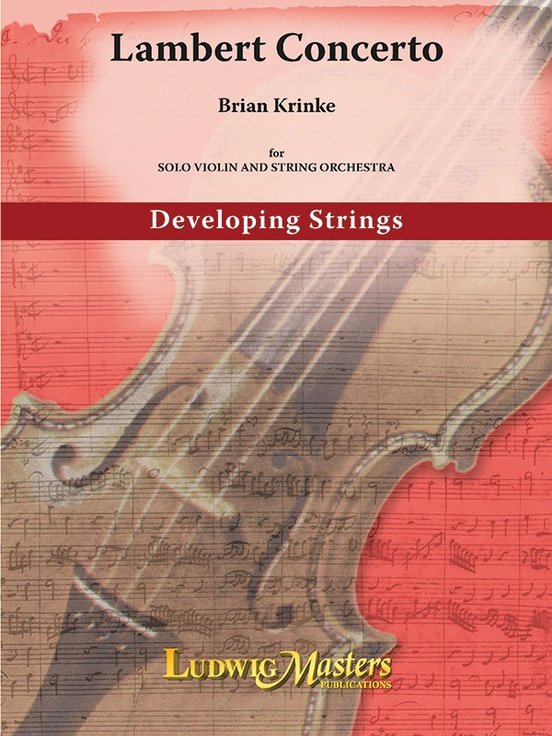Lambert Concerto for Violin/string Orchestra So2.5 Sc/pts