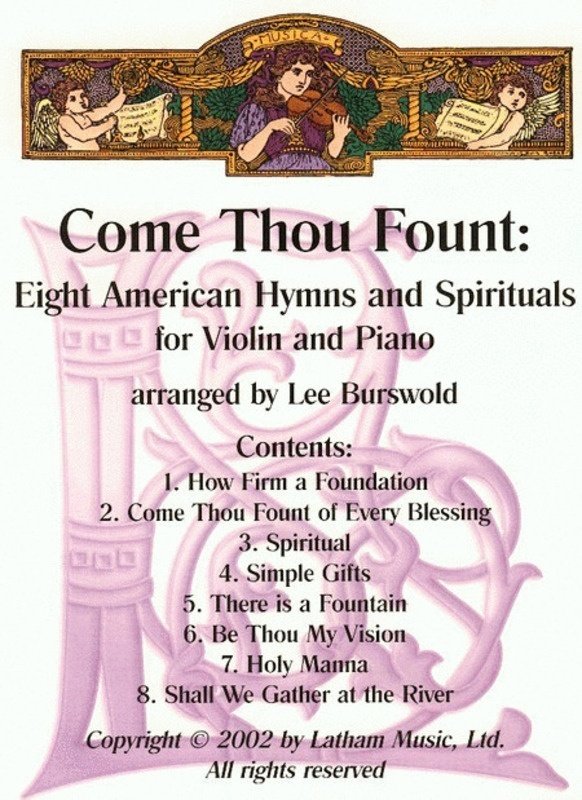 Come Thou Font 8 Pieces for Violin/piano Arr Burswold