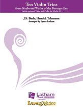 10 Violin Trios Arr Latham Sc/pts