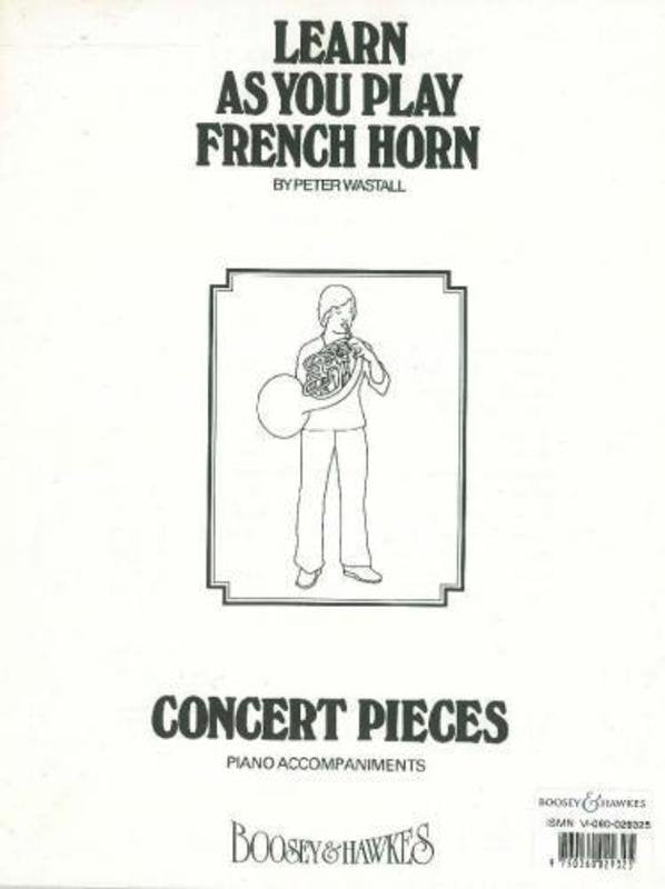 Learn as You Play Horn Concert Pieces Piano Accomp
