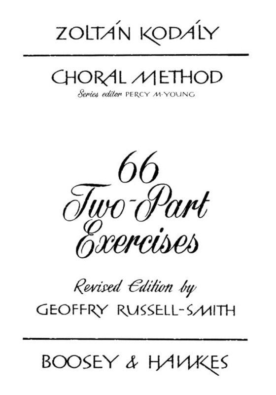 Kodaly - 66 2 Part Exercises