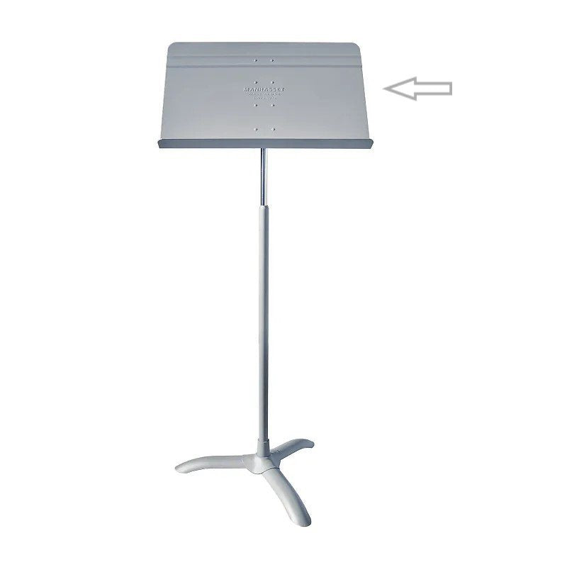 SYMPHONY DESK ONLY SILVER MATTE FINISH