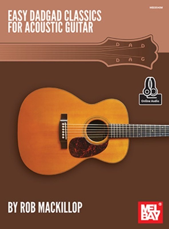 Easy Dadgad Classics for Acoustic Guitar Bk/ola