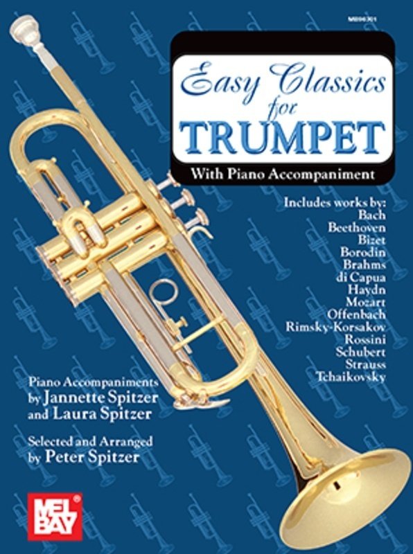 Easy Classics for Trumpet With Piano Accompaniment