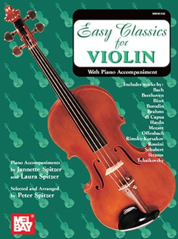 Easy Classics for Violin With Piano Accompaniment
