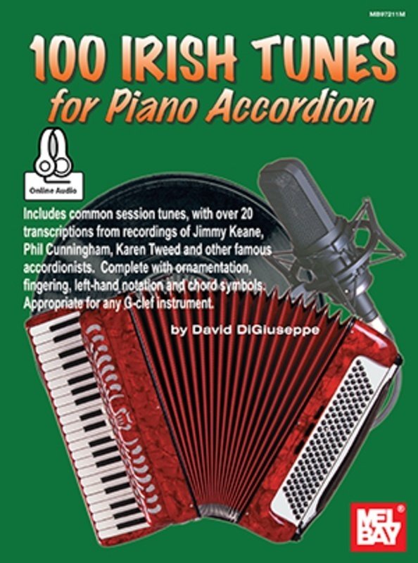 100 Irish Tunes for Piano Accordion Bk/ola