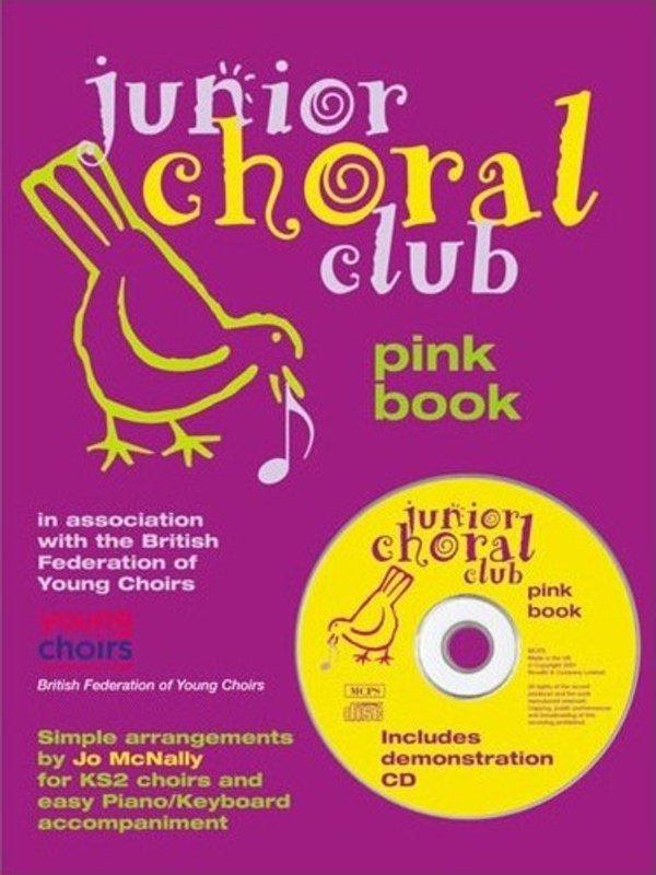 Junior Choral Club Vol 3 Pink Bk/cd