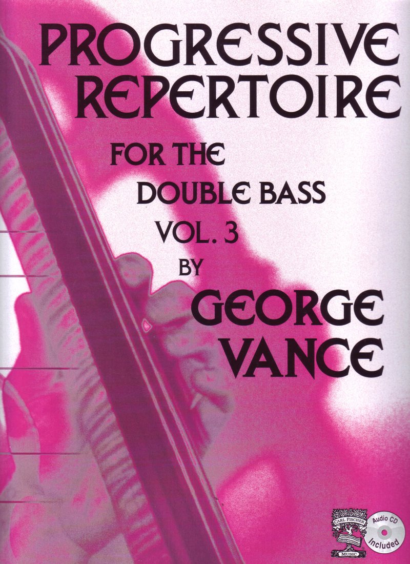 Progressive Repertoire for Double Bass Bk 3 Bk/ola