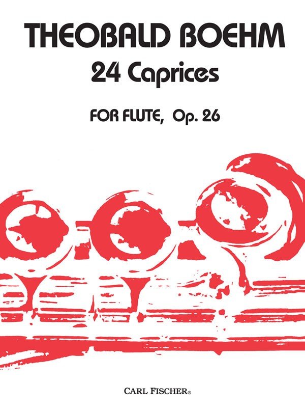 BOEHM - 24 CAPRICES OP 26 FOR FLUTE