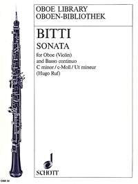 Bitti - Sonata C Minor Oboe/piano