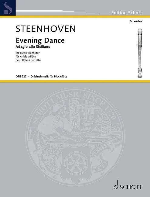 Steenhoven - Evening Dance Treble Recorder Solo