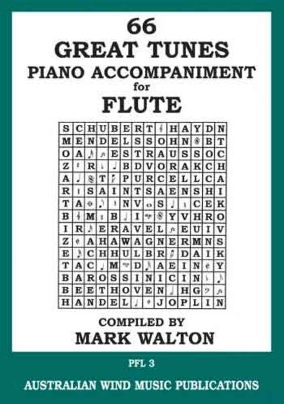 66 Great Tunes Flute Piano Accompaniment