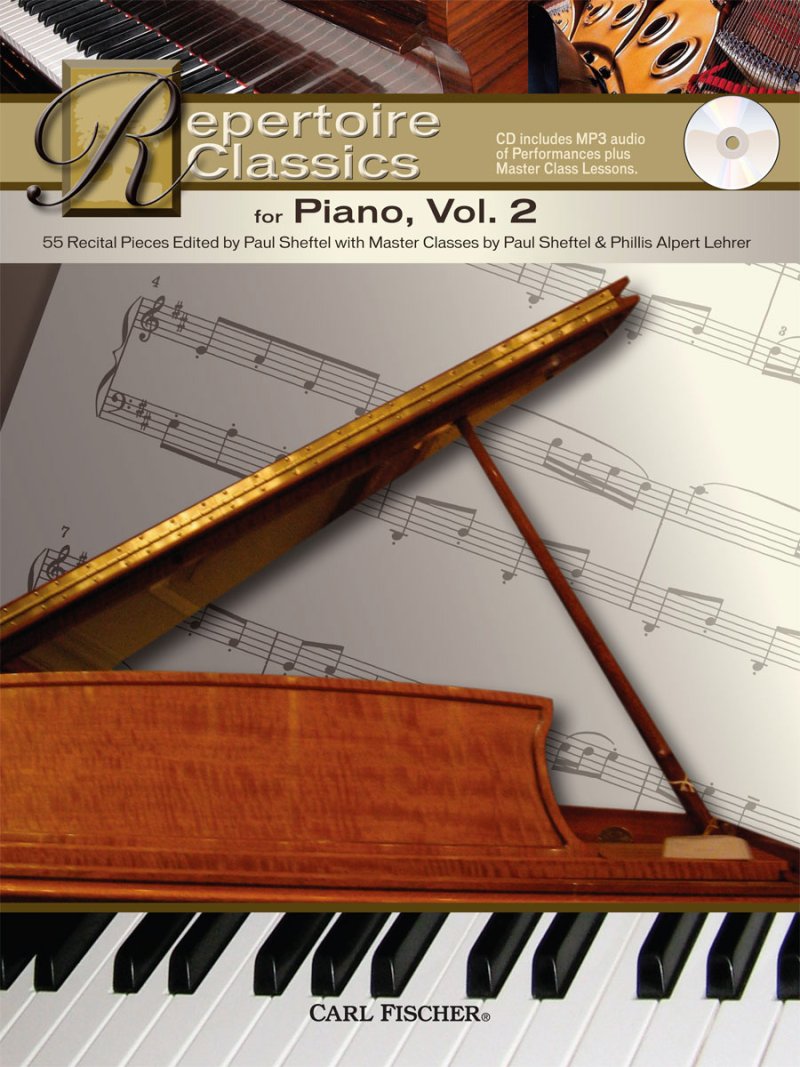 Repertoire Classics for Piano V2 Bk/cd