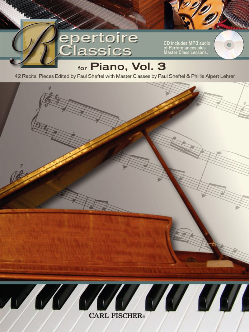 Repertoire Classics for Piano V3 Bk/cd