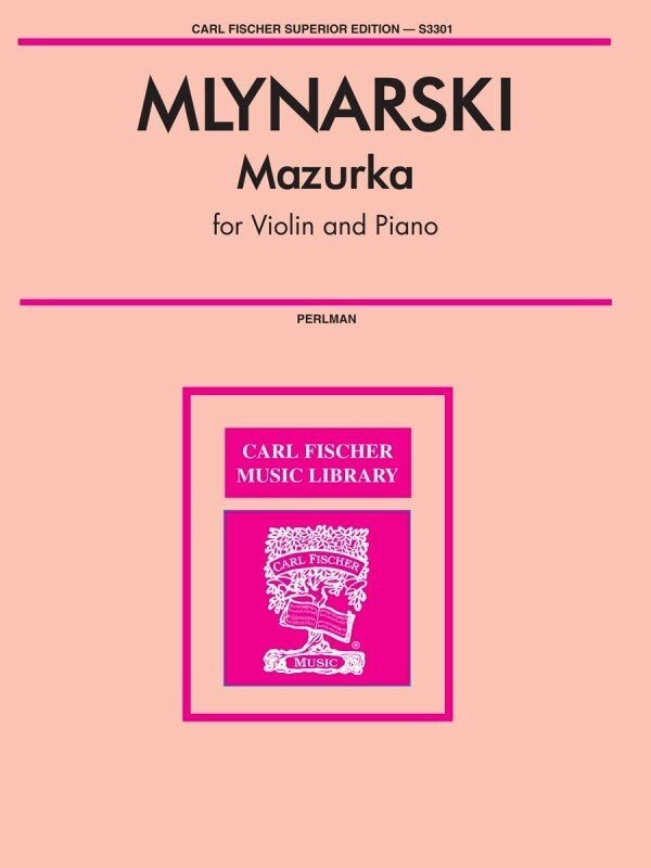 Mlynarski - Mazurka Op 7 No 1 G Violin/piano