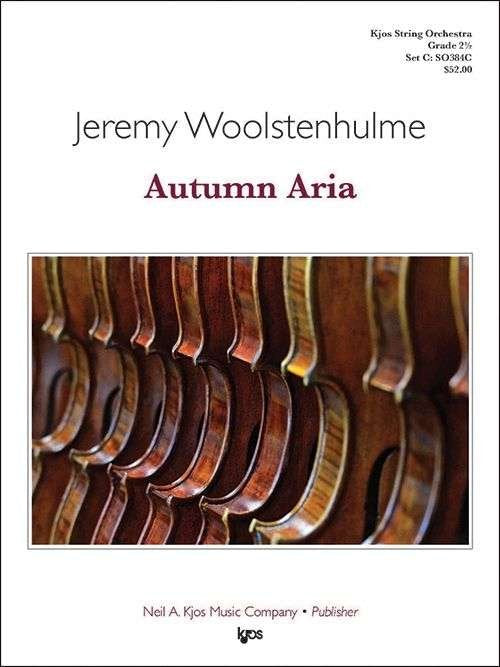 Autumn Aria for String Orchestra So2.5 Sc/pts