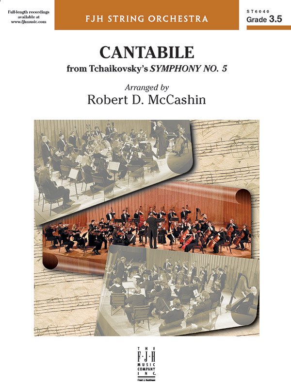 Cantabile From Symphony No 5 So3.5 Sc/pts Arr Mccashin