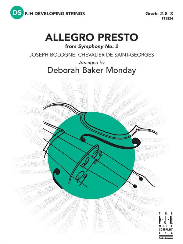 Allegro Presto From Symphony No 2 So2.5-3 Sc/pts