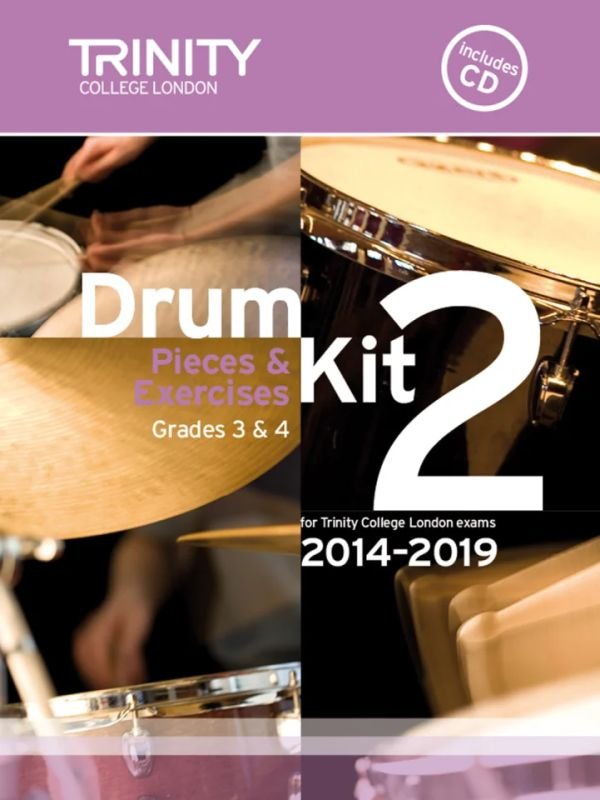 Drum Kit Exam Pieces & Studies Gr 3&4 2014 -2019