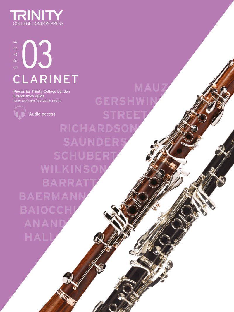 Trinity Clarinet Exam Pieces From 2023 Grade 3