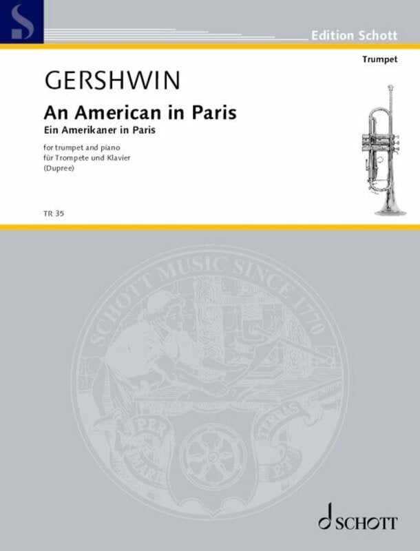Gershwin - an American in Paris for Trumpet/piano
