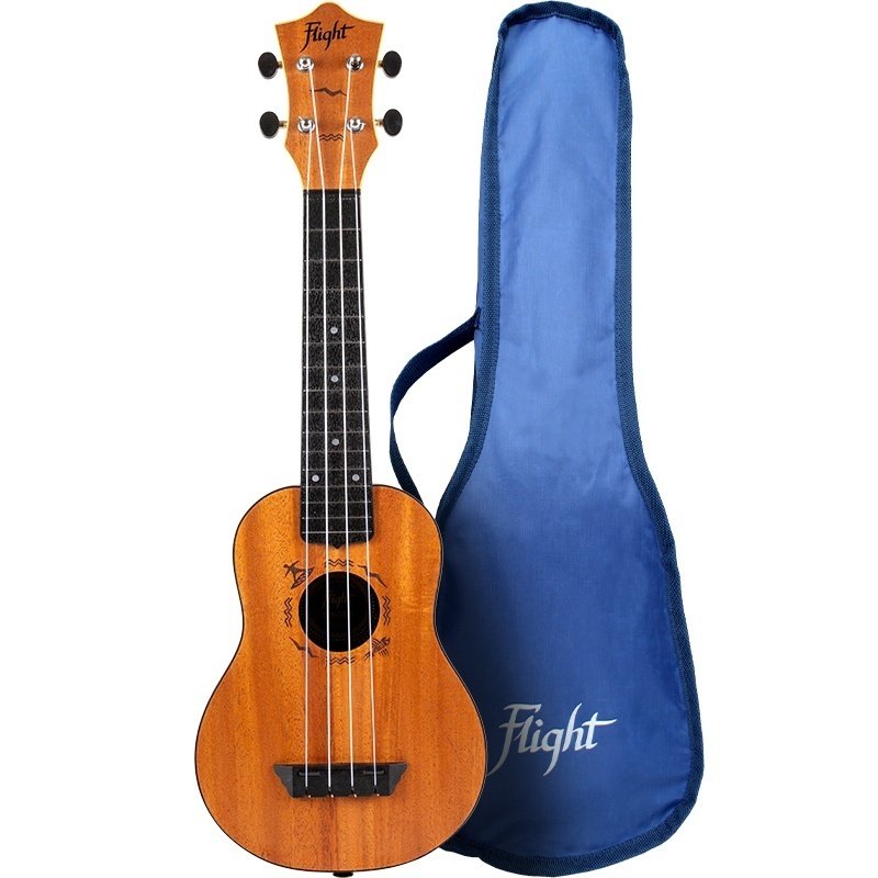 Flight Tus-53 Mahogany Travel Soprano Ukulele