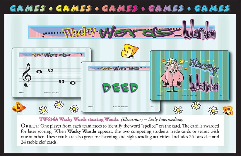 Wacky Words Starring Wanda Theory Card Game