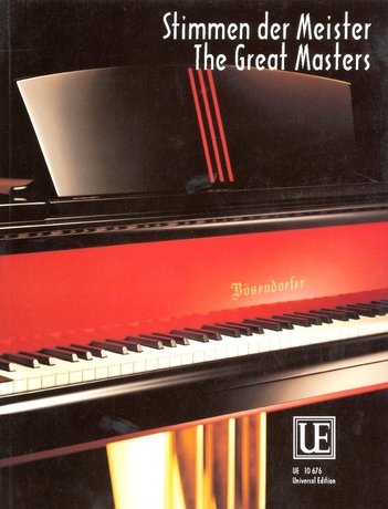 The Great Masters for Piano Ed Sauer