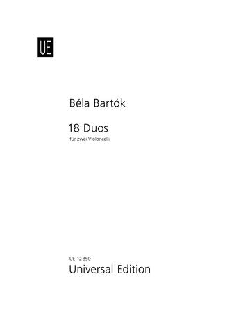 Bartok - 18 Duos for 2 Cellos