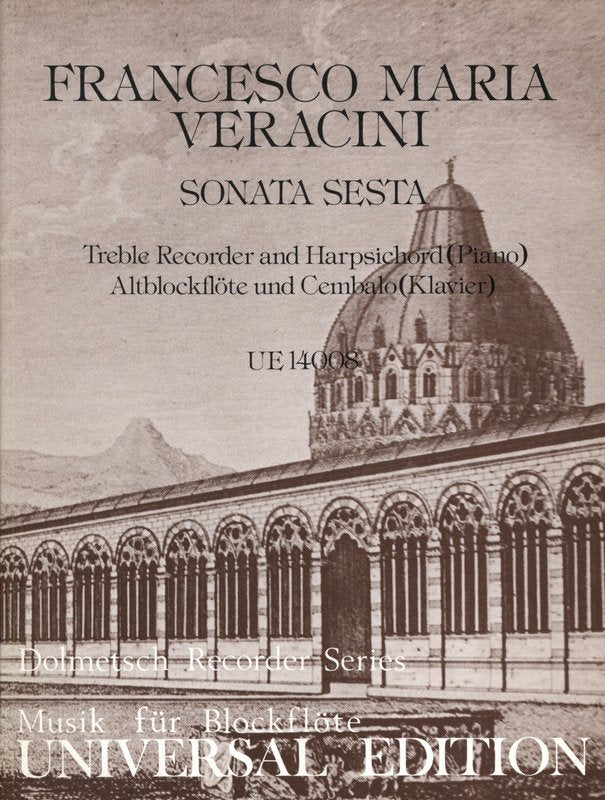 Veracini - Sonata Sesta for Treble Recorder/harpsichord