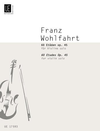 Wohlfahrt - 60 Studies Op 45 Complete for Violin