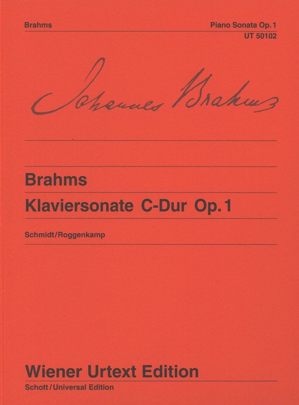 Brahms - Sonata C Major Op 1 Piano Urtext