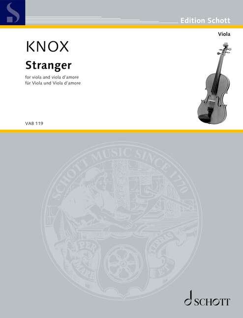 Knox - Stranger for Viola and Viola D'amore