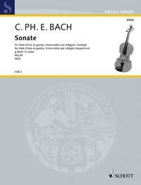 Cpe Bach - Sonata G Minor Wq 88 Viola/piano