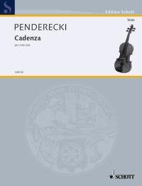 Penderecki - Cadenza for Viola Solo