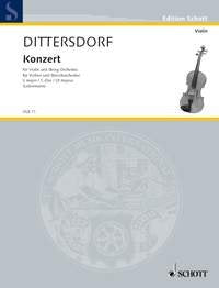 Dittersdorf - Concerto C Major Krebs 157 for Violin/piano