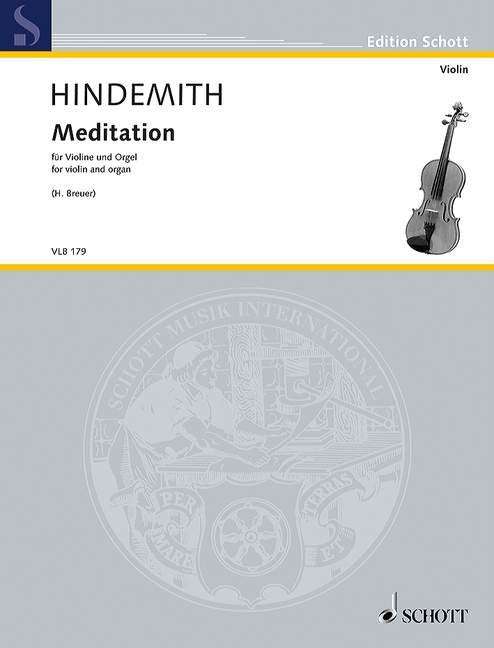 Hindemith - Meditation for Violin/organ