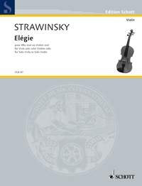 Stravinsky - Elegy Solo Violin (or Viola)
