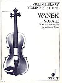 Wanek - Sonata for Violin/piano