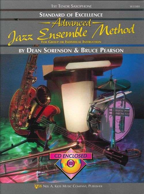 Soe Advanced Jazz Ensemble Method 1st Tenor Sax Bk/cd