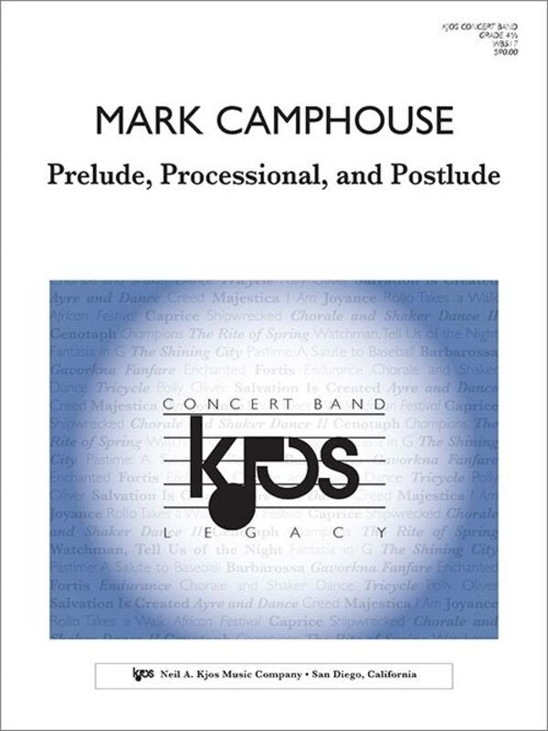 Prelude Processional and Postlude Cb4.5 Sc/pts