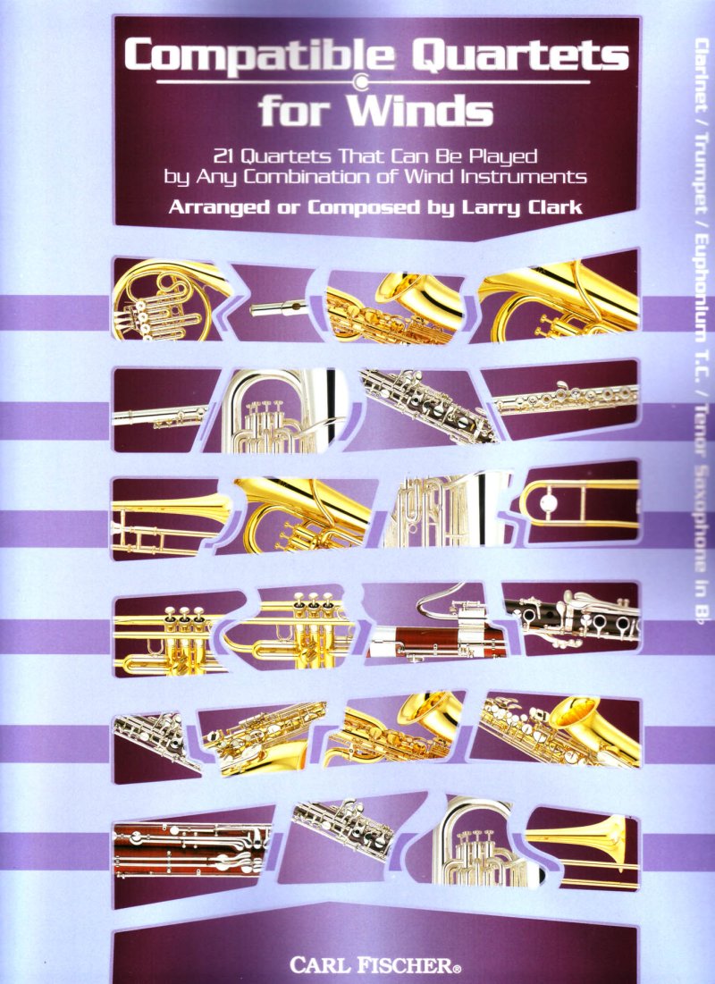 Compatible Quartets for Winds Cla/tpt/eup/tsax