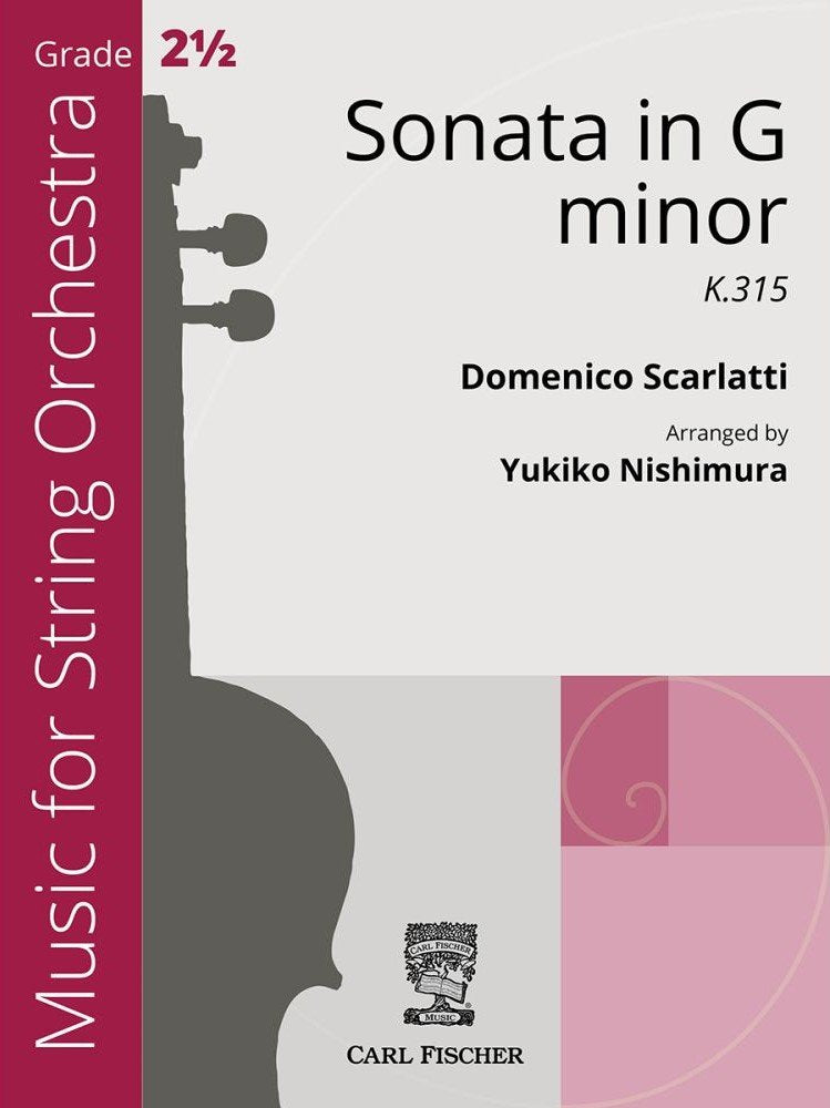 Scarlatti - Sonata in G Minor K315 So2.5 Sc/pts