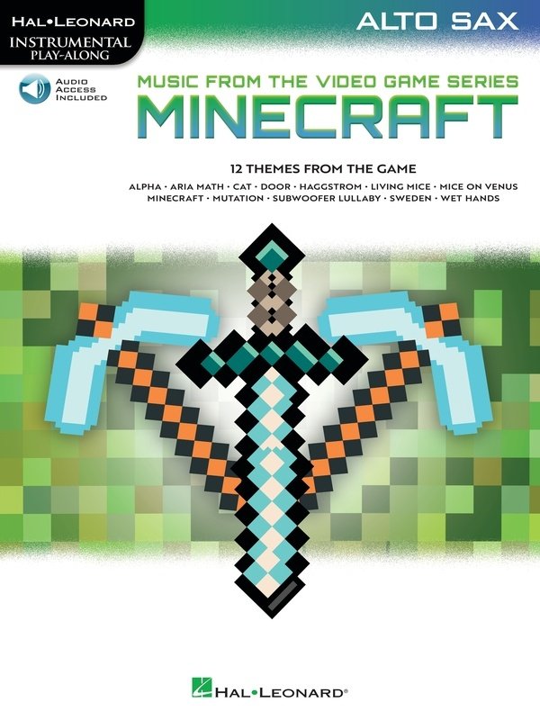 Minecraft Music From the Video Game Series Alto Sax Bk/ola
