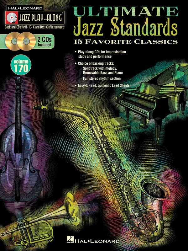 Ultimate Jazz Standards Jazz Playalong V170 Bk/2cds