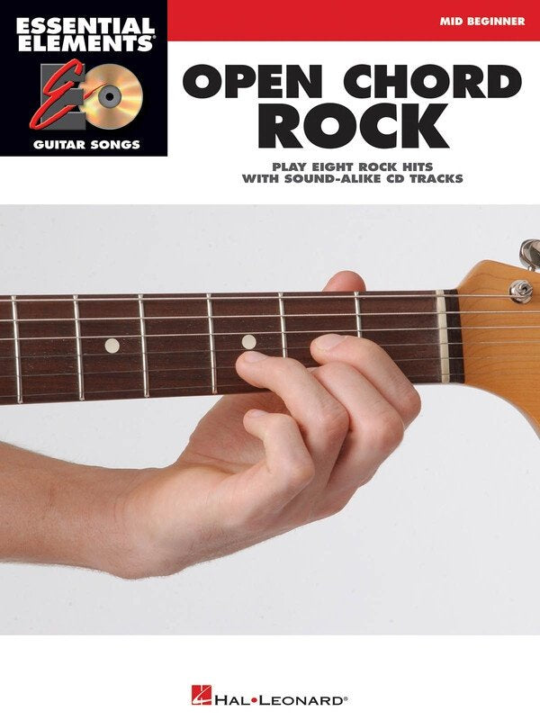 Open Chord Rock Mid - Beg Gtr Ee Bk/cd