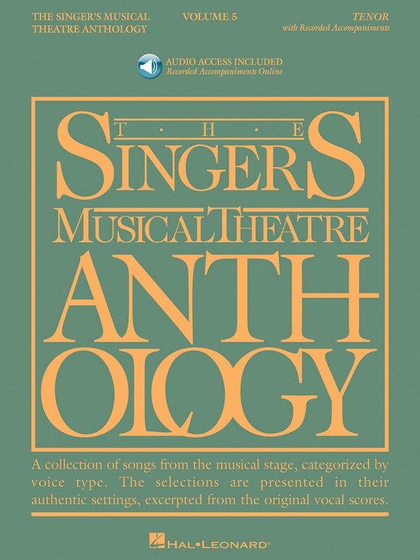 Singers Musical Theatre Anth V5 Tenor Bk/ola